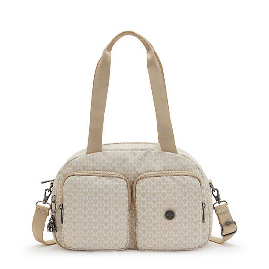 Kipling Cool Defea Klassieke Printed Schoudertassen Beige | BE 1390SG